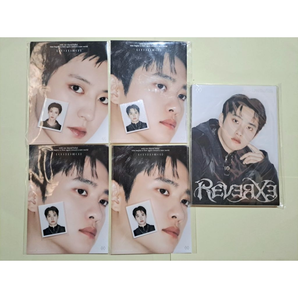 EXO OFFICIAL ID PHOTO SET & POSTCARD SET REVERXE POP UP CHANYEOL ...