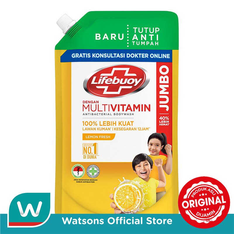 Lifebuoy Sabun Mandi Cair Lemon Fresh Refill 800ml