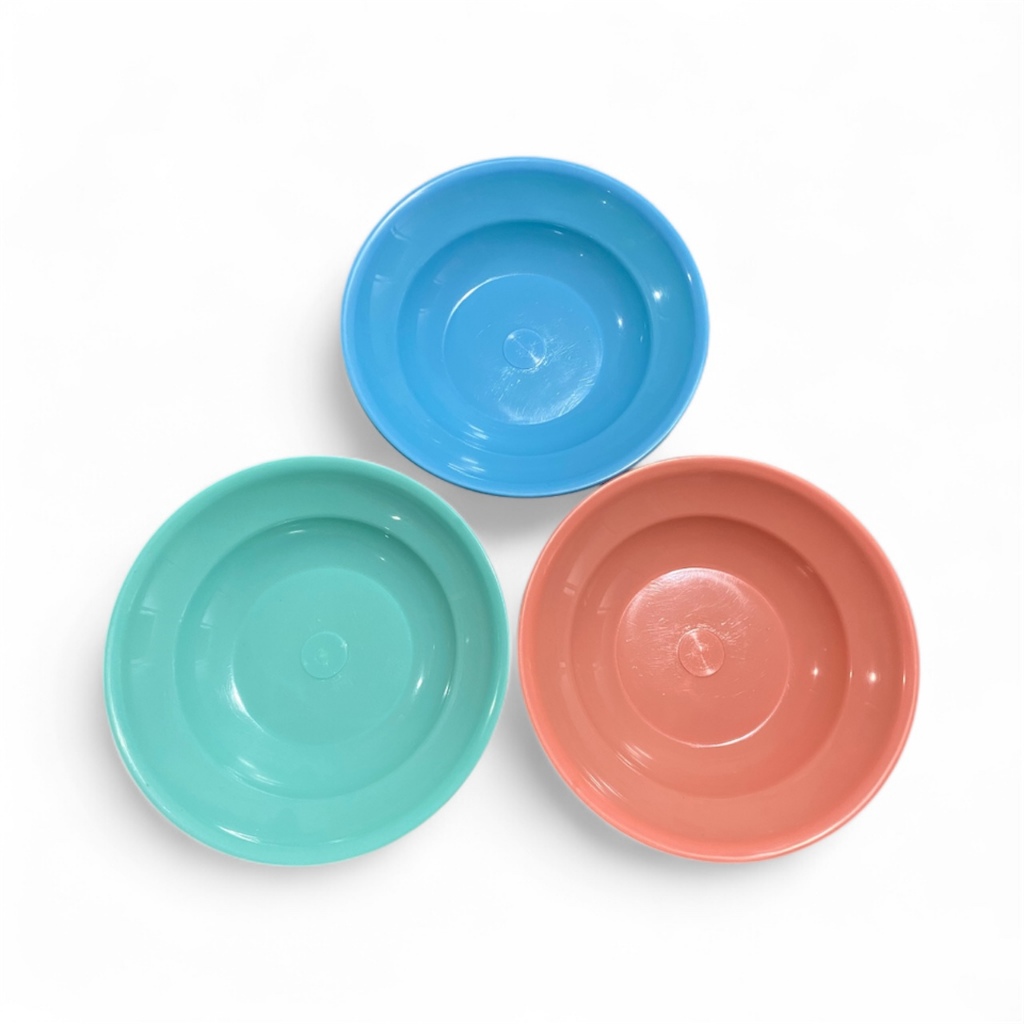 PUSAT17 PIRING PREMIUM LUSINAN UKURAN 5 PIRING LUSINAN 5 INCI 14.5CM 12PCS FOOD GRADE PIRING MAKAN PLASTIK BPA FREE PIRING LUSINAN PIRING SAJI BULAT BERKUALITAS PERLENGKAPAN DAPUR PLATE - Gambar 4
