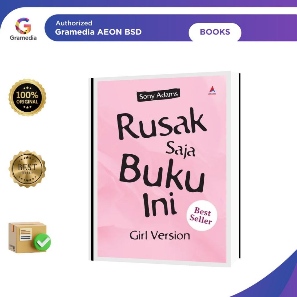 RUSAK SAJA BUKU INI (GIRL VERSION) - GRAMEDIA AEON MALL BSD