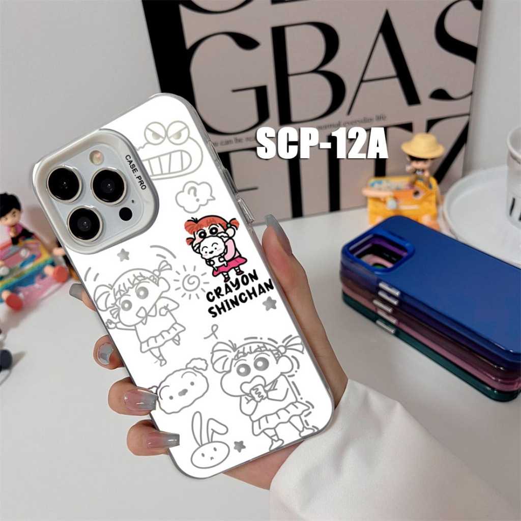 Case Gambar Realme 10 Pro Realme 11 4G Realme 11 Pro Realme 11 Pro Plus 12 Plus Realme 12 Pro Plus Case gambar Shin chan SCP-12 Case Hologram Imd - Gambar 3