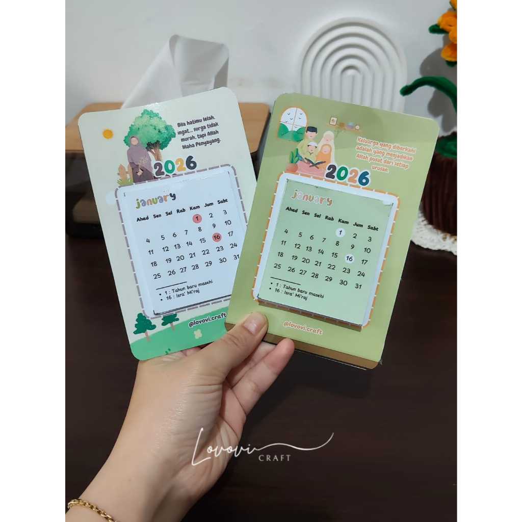2026 Calendar Islamic Quotes Muslimah, Family, Mecca