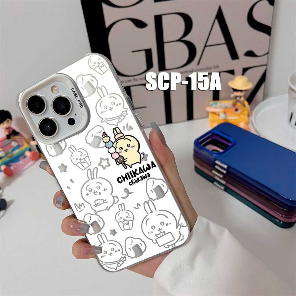 Case Gambar Realme 11 4G Realme 11 Pro Realme 11 Pro Plus Realme 12 5G Realme 12 Pro Plus Case gambar Chiikawa Usagi Cute SCP-15 Case Hologram Imd - Gambar 3