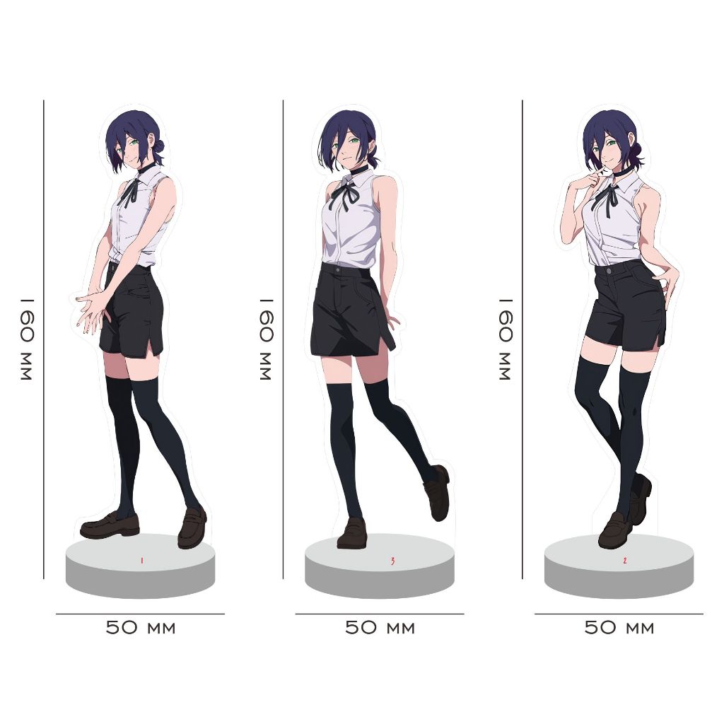 Mini Stand Figure Acrylic Anime Chainsawman Movie Reze arc | Shopee ...