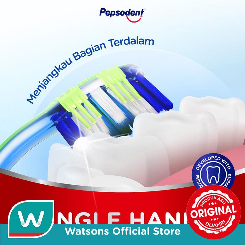 Pepsodent 4D Expert Clean Sikat Gigi Lembut 1'S - Gambar 4