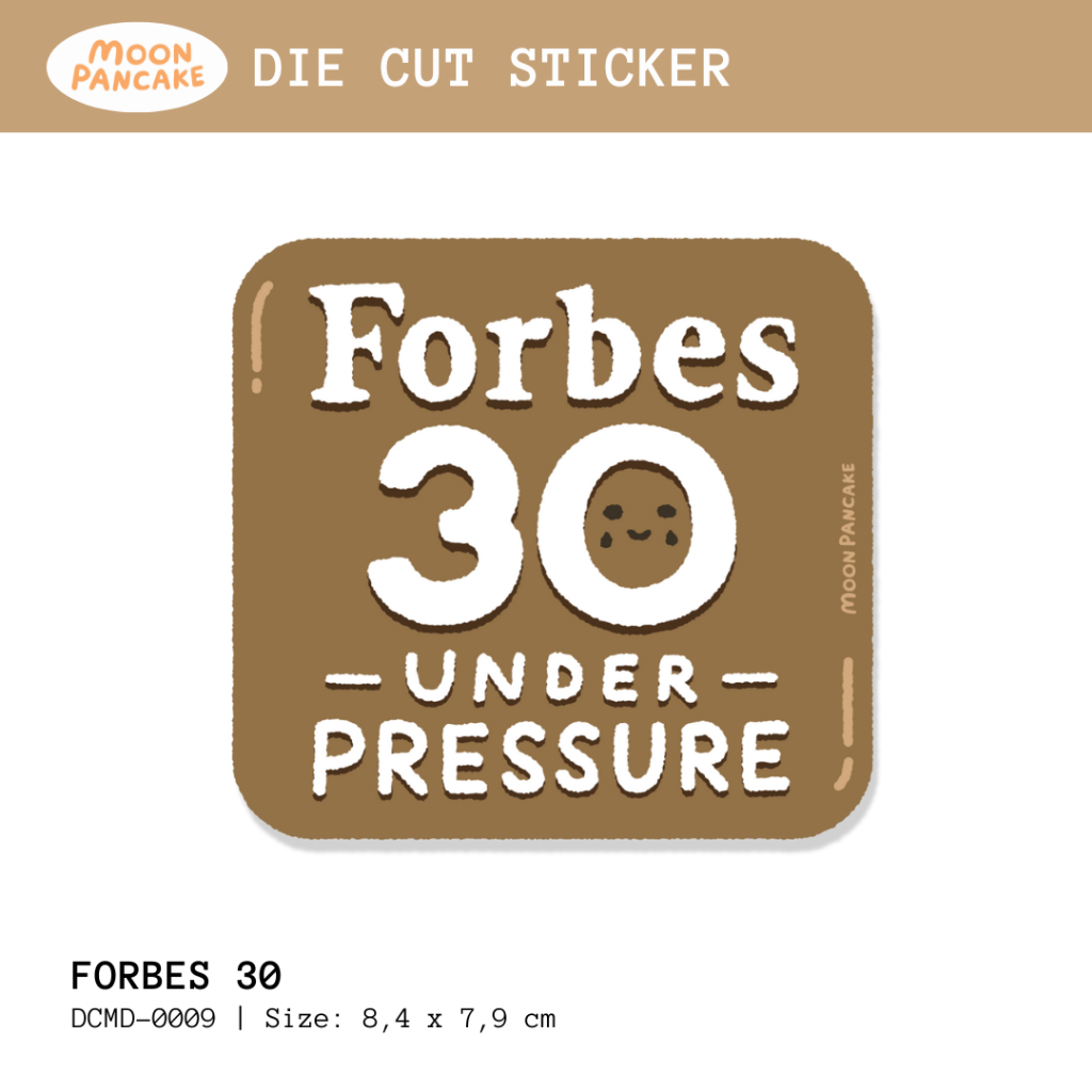 Moon Pancake Die Cut Sticker (Luggage Sticker) - Forbes 30 | Shopee ...