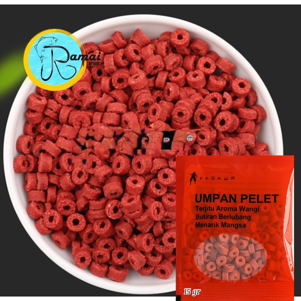 UMPAN PELET IKAN BUTIRAN DENGAN AROMA MENARIK IKAN 15 gr