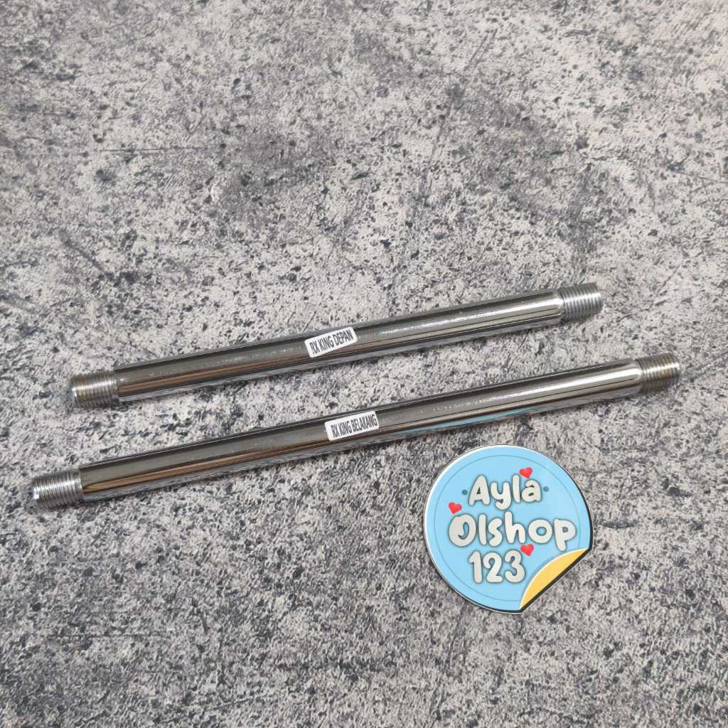 RX KING stainless steel front and rear axles (the axle only) | Shopee ...