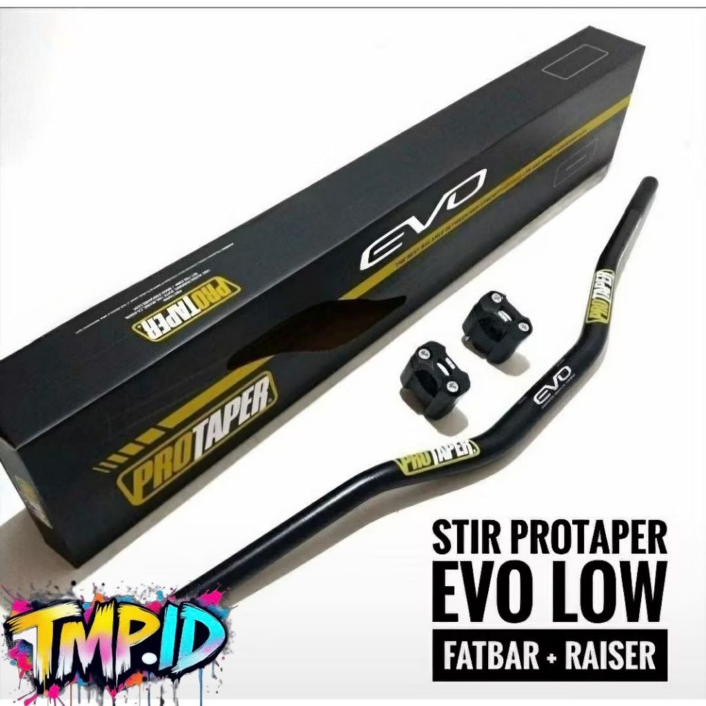 TMP Stang Fatbar Protaper Low Plus Riser Stang Universal | Shopee Singapore