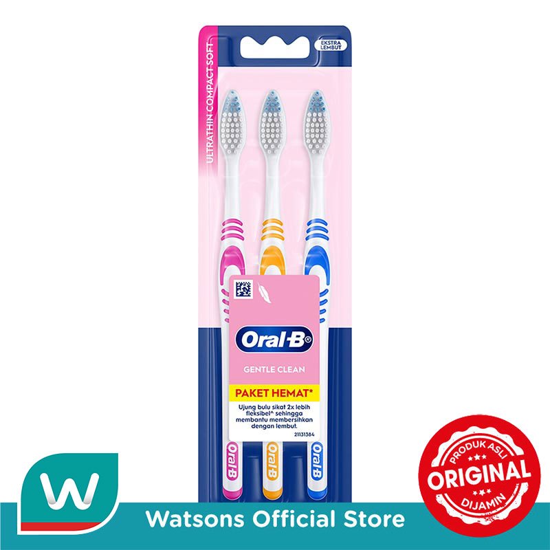 Oral-B Sikat Gigi Ultra Thin Compact Soft 3'S - Gambar 2