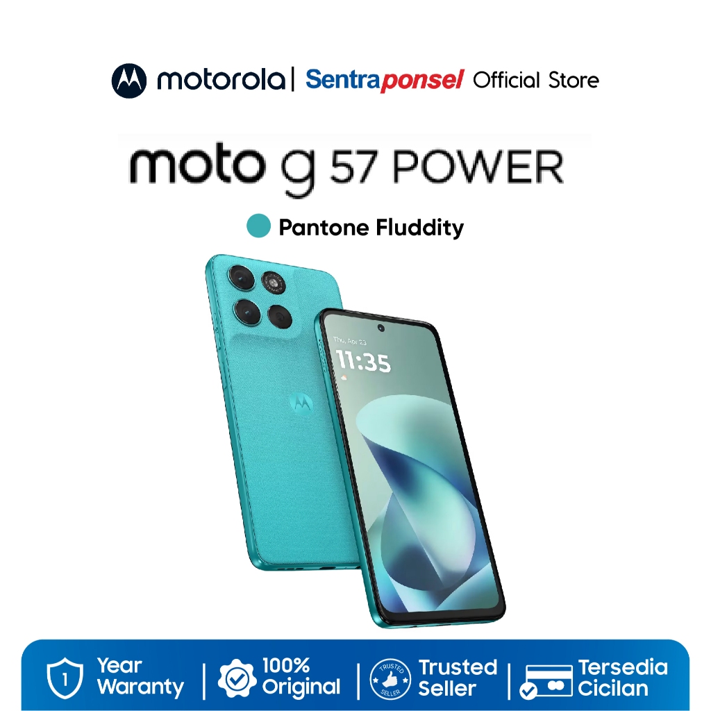 Motorola G57 Moto G57 Power 5G - RAMBoost 24GB/256GB - Snapdragon6s Gen4 - Antutu 625K - 7000mAh SiliconCarbon - Garansi Resmi - Gambar 3