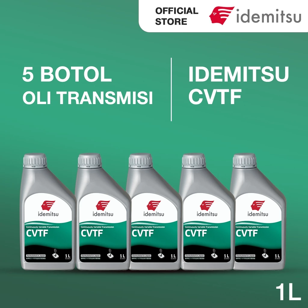 PAKET OLI IDEMITSU CVTF (1L) 5 BOTOL OLI TRANSMISI