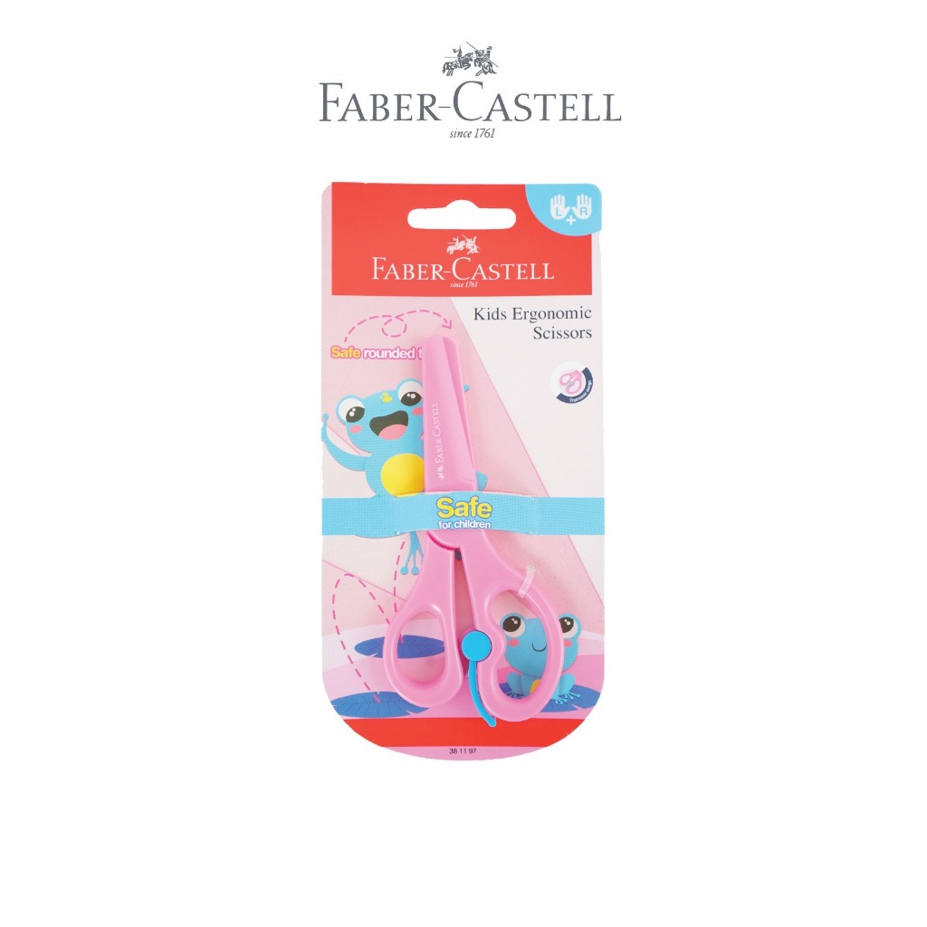 Faber-Castell PlaySafe Scissors Anak – Gunting Aman untuk Belajar Menggunting - Gambar 4