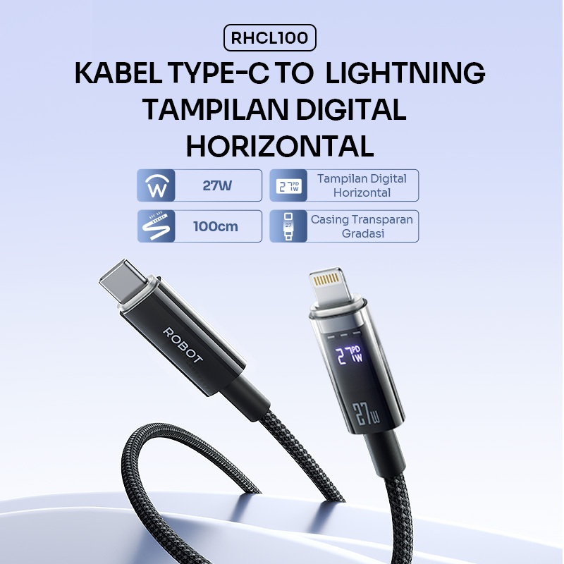 Robot Kabel Data 65W Fast Charging Anti Kusut - Gambar 4