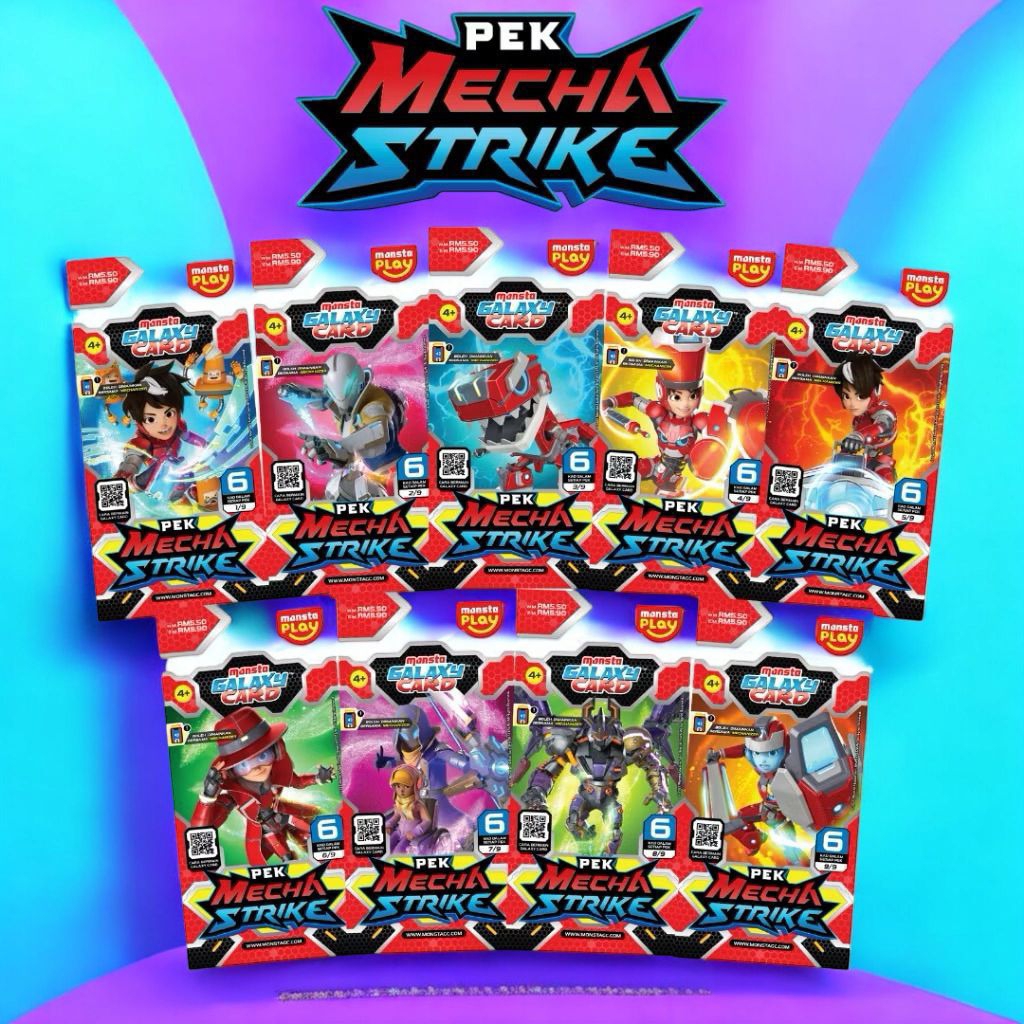 Mechamato PEK Mecha Strike (1 PCS) – Monsta Galaxy Card (Original ...