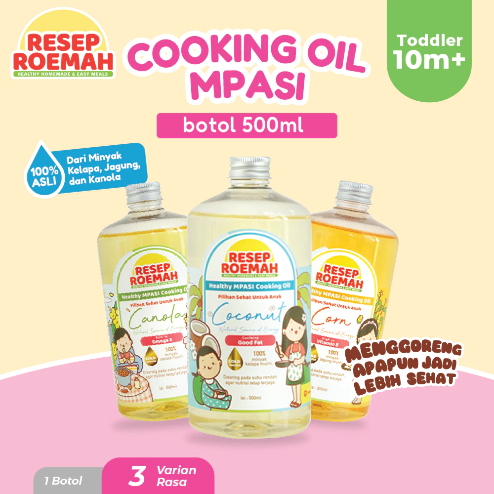 Resep Roemah Healthy MPASI Cooking Oil / Minyak Goreng Sehat MPASI