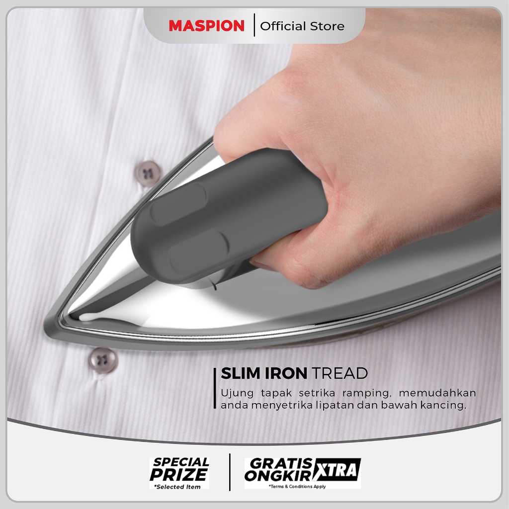 Maspion Setrika Automatic Iron HA-110 Ceramic Coating - Gambar 4