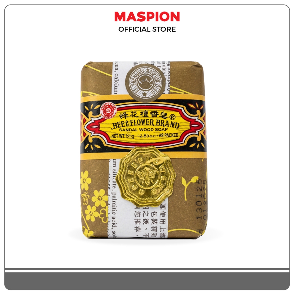 Maspion Sandalwood Soap Sabun Mandi Bee & Flower