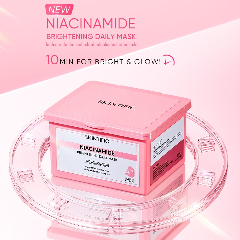 Skintific Niacinamide Brightening Mask 30pcs - Gambar 2