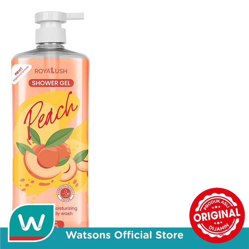 Royalush Shower Gel Peach 1000ml - Gambar 2