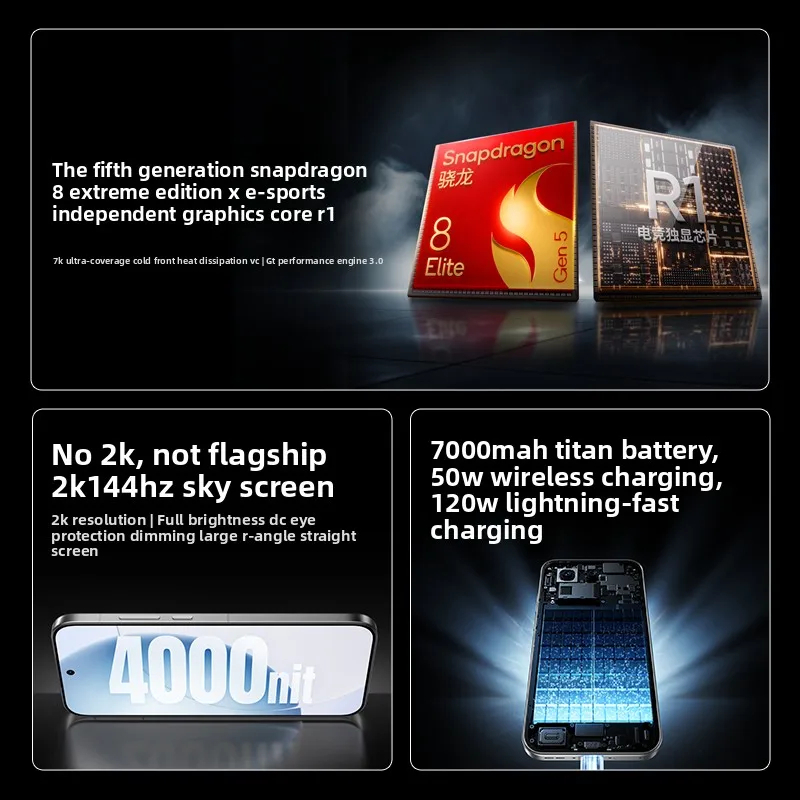 Realme GT8 Pro 5G 6,79''AMOLED 144HZ Snapdragon 8 Elite Gen 5 Extreme Edition 7000mAh 120W - Gambar 2