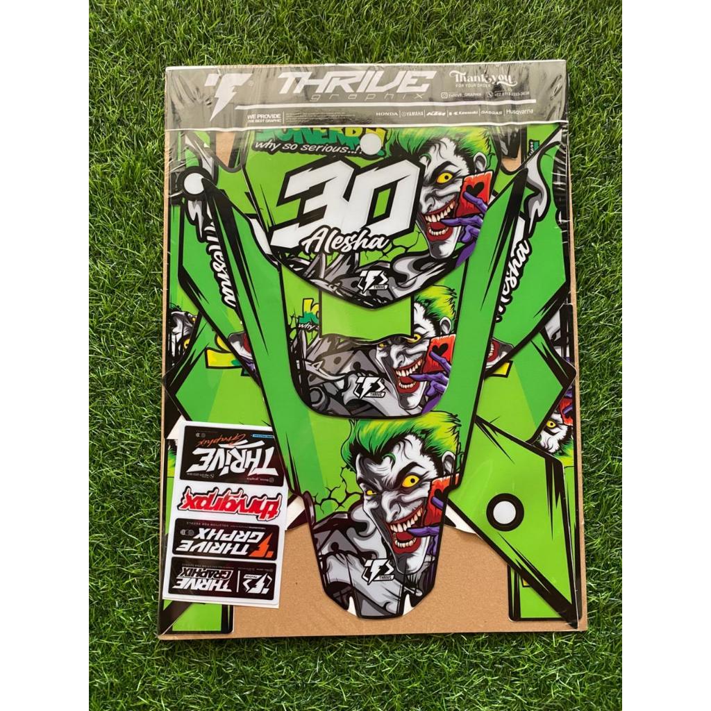 KLX 140 STICKER DECAL KARTOON MOTIF ANIMATION CHARACTER FULL BODY (FULL ...