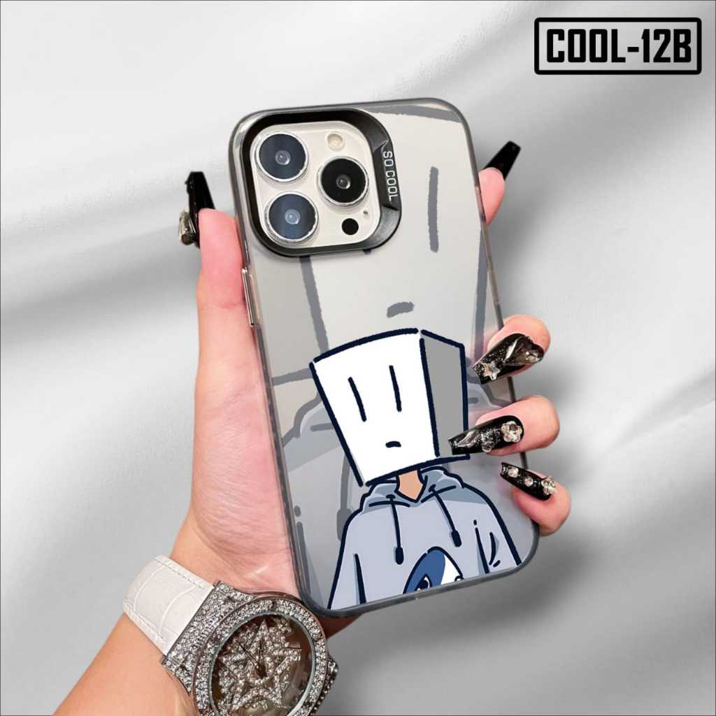Case Gambar Realme C85 Pro Realme 10 4G Realme 10 Pro Realme 10 Pro Plus  Realme 11 4G Realme 11 Pro Realme 11 Pro Plus Realme 12 5G Realme 12 Plus Realme 12 Pro Plus Realme 13 4G 13 Plus Case gambar Box Man Pattern Kartun lucu COOL-12 Case Hologram Imd - Gambar 3