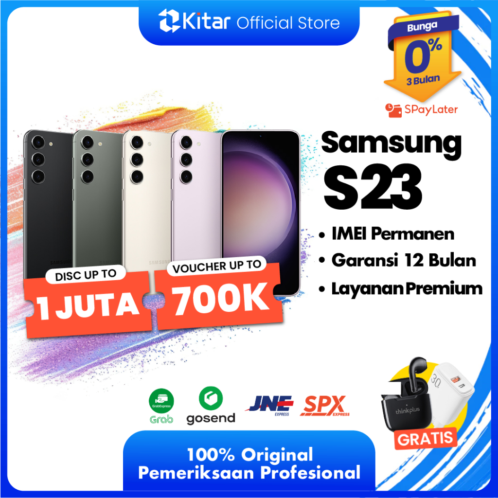 Samsung S23 Second Resmi ex SEIN BC Beacukai IMEI Permanen 100% Original FULLSET 128GB 256GB 512GB