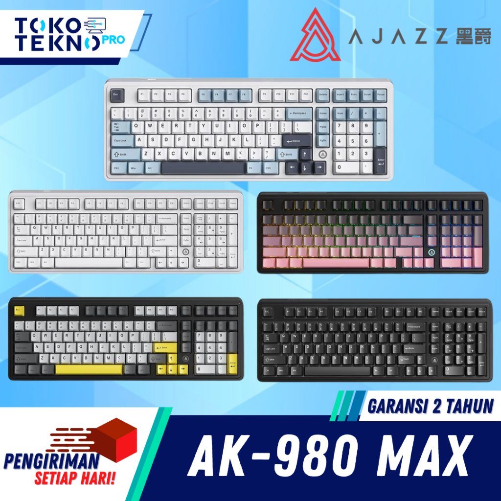 Ajazz AK980 / AK-980 / AK 980 MAX HE Wired Mechanical Keyboard Gaming Magnetic Switch