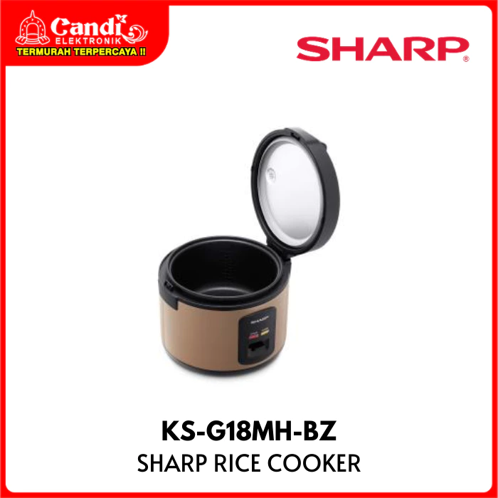 SHARP Rice Cooker 3in1 Penanak Nasi 1,8 Liter Inner Pot Non Stick KS-G18MH-BZ - Gambar 4