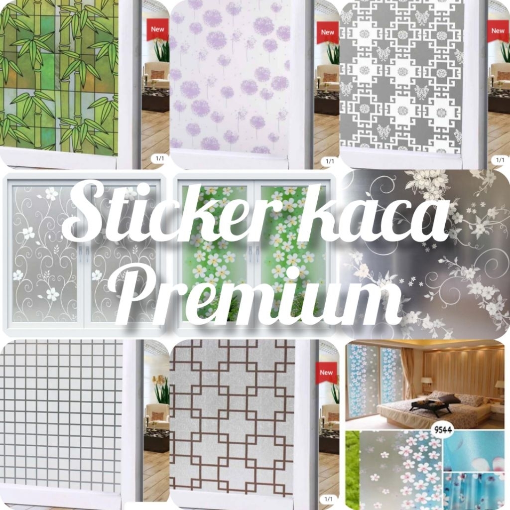 GLASS STICKER PREMIUM GLASS SOAP UK 45CM X 100 CM | Shopee Singapore