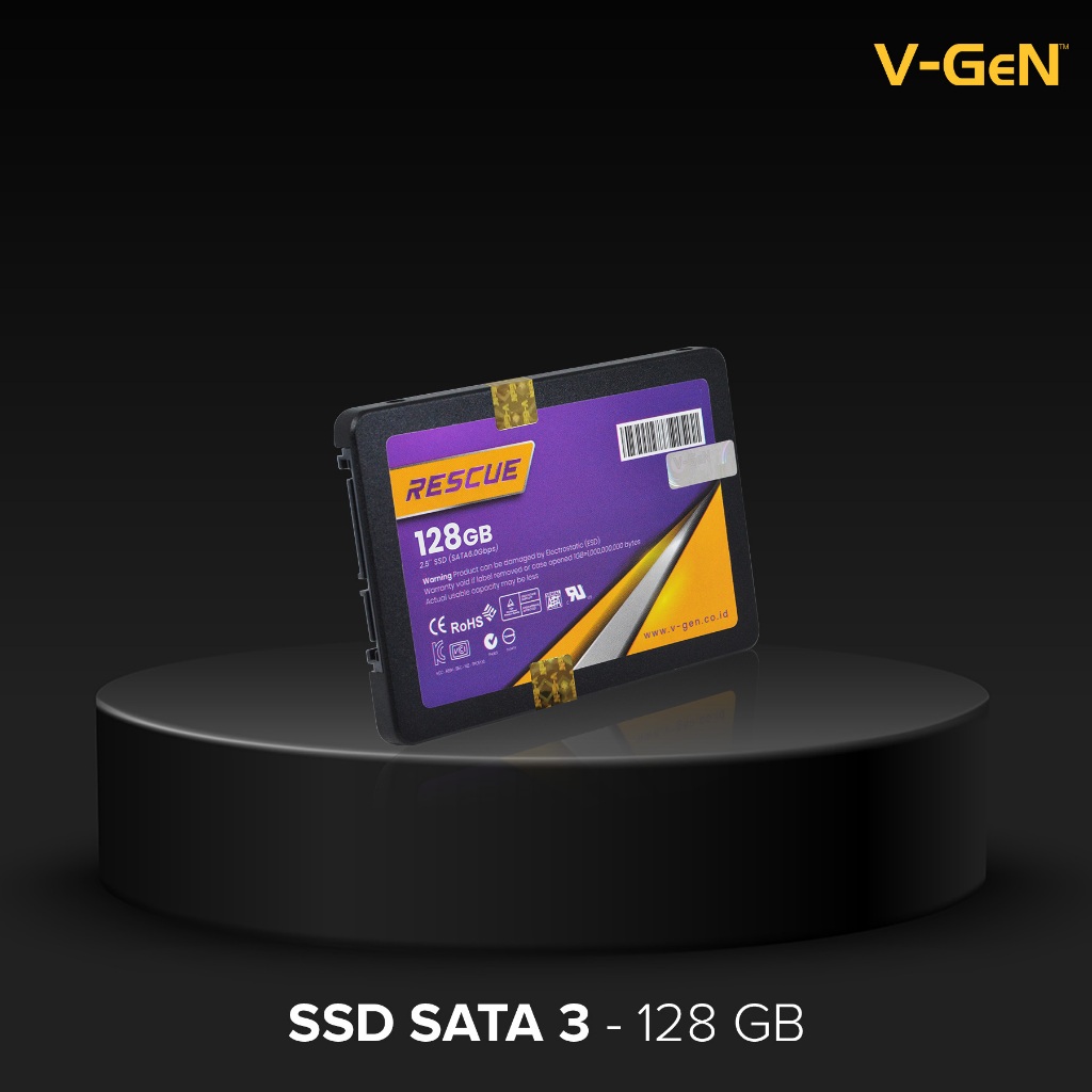 V-GEN SSD 128GB 256GB 512GB 1TB RESCUE SATA3 2.5" Solid State Drive 128 256 512 GB 1 TB VGEN - Gambar 3