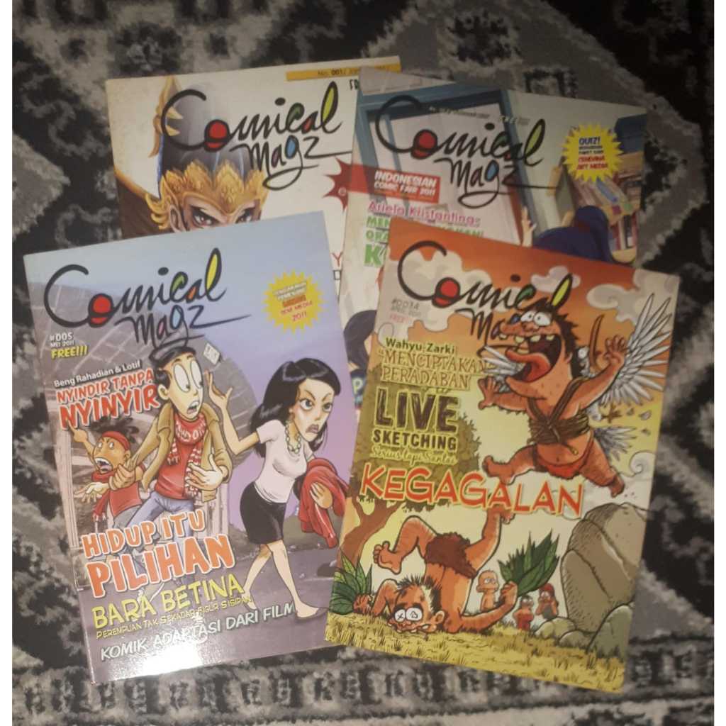 Comical Magazine #1 #2 #3A #5 2011 Edition (Package) | Shopee Singapore