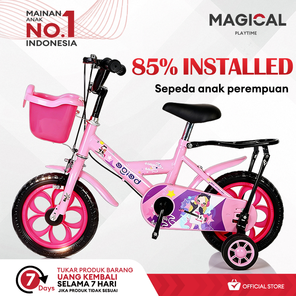 Magical Playtime Sepeda Anak Perempuan 3-6 Tahun