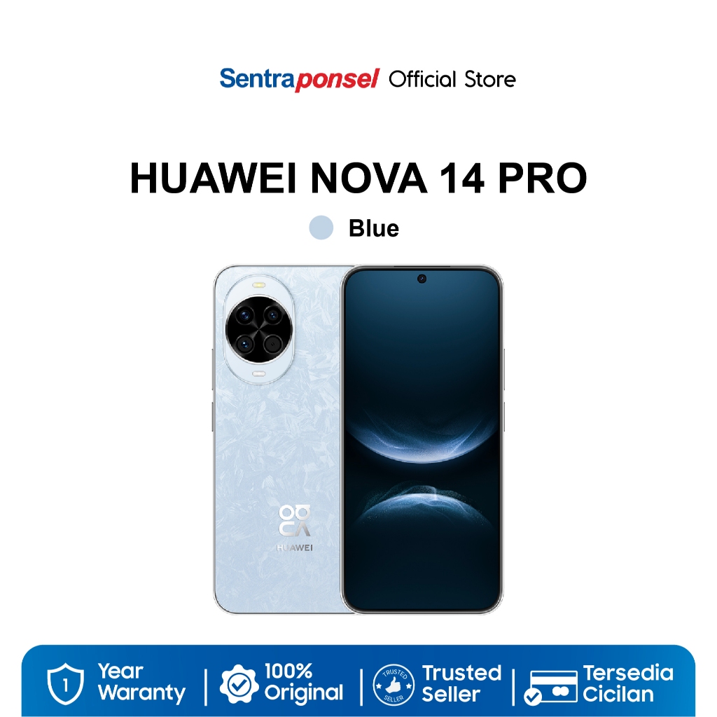 HUAWEI nova 14 Pro Smartphone l True-to-Life Color Camera / 50 MP Front Dual Camera l Smart AI / 100W - Gambar 2