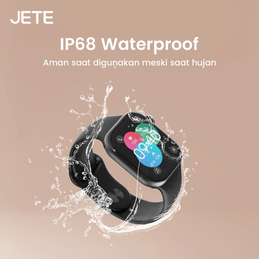 JETE LUXE Smartwatch Jam Tangan 1.85" AMOLED Screen Display ChatGPT NFC AI System Bluetooth Call IP68 Waterproof Tahan Air 100+ Sport Mode Heart Rate Sleep Monitoring untuk Pria Wanita (RTL) - Gambar 3