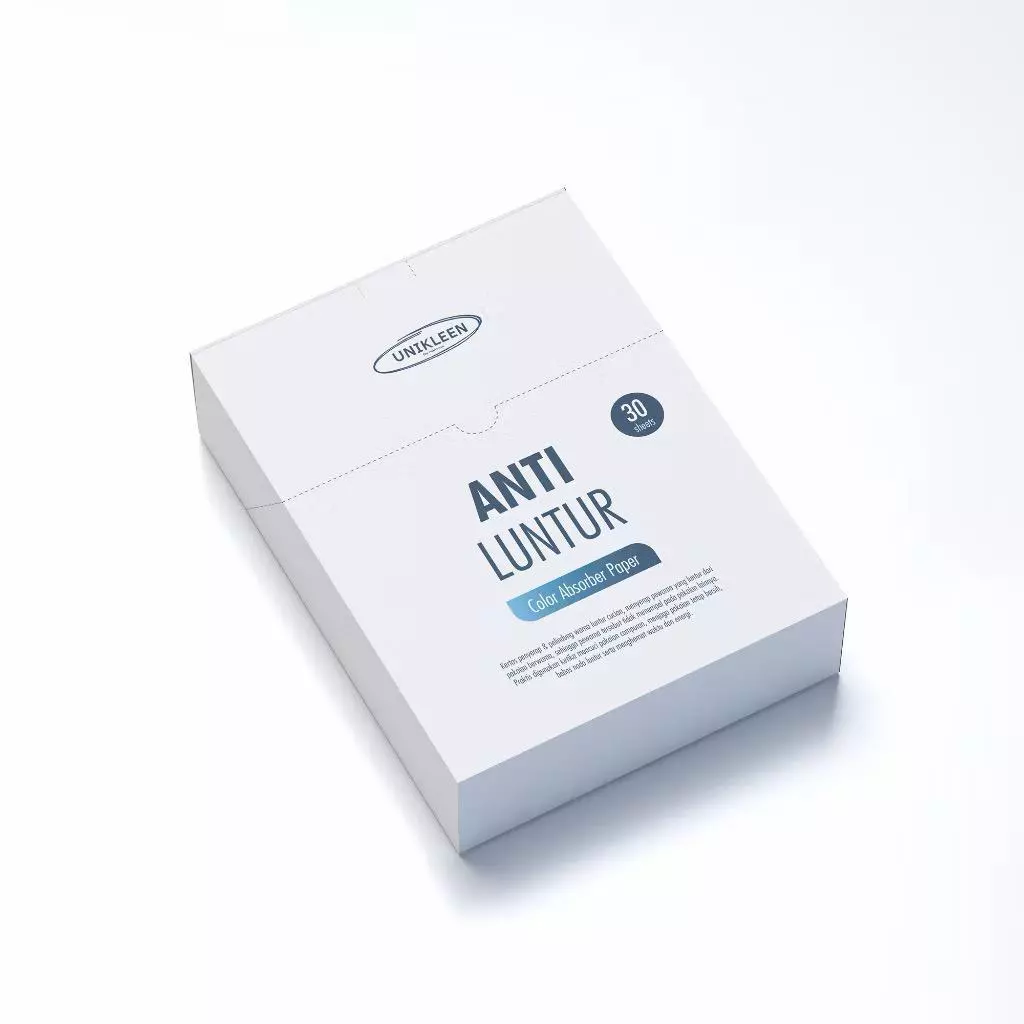 unikleen kertas anti luntur penyerap warna pakaian pencegah luntur pada baju color absorber paper - Gambar 4
