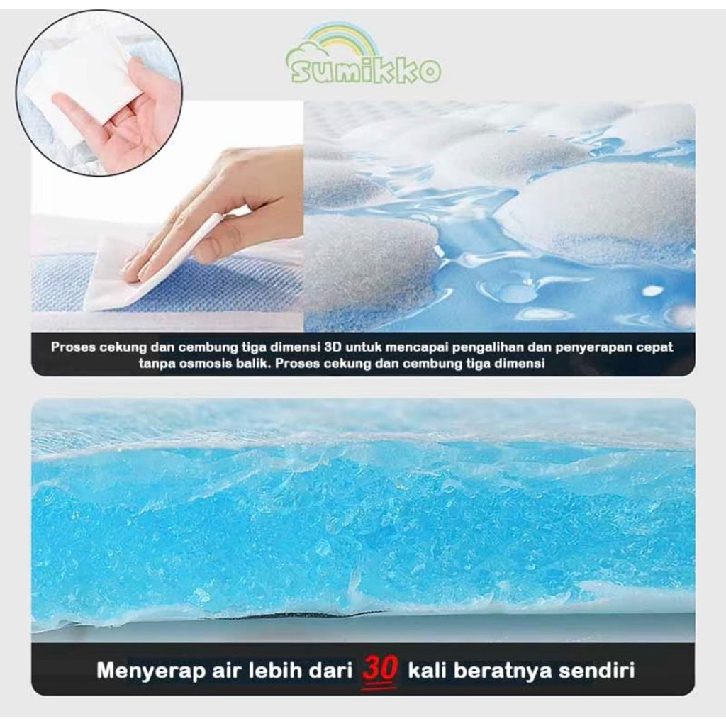 Sumikko Pants Popok Celana Anak Bayi 50 Pcs dengan Teknologi Serap Cepat 1 Detik - Gambar 4