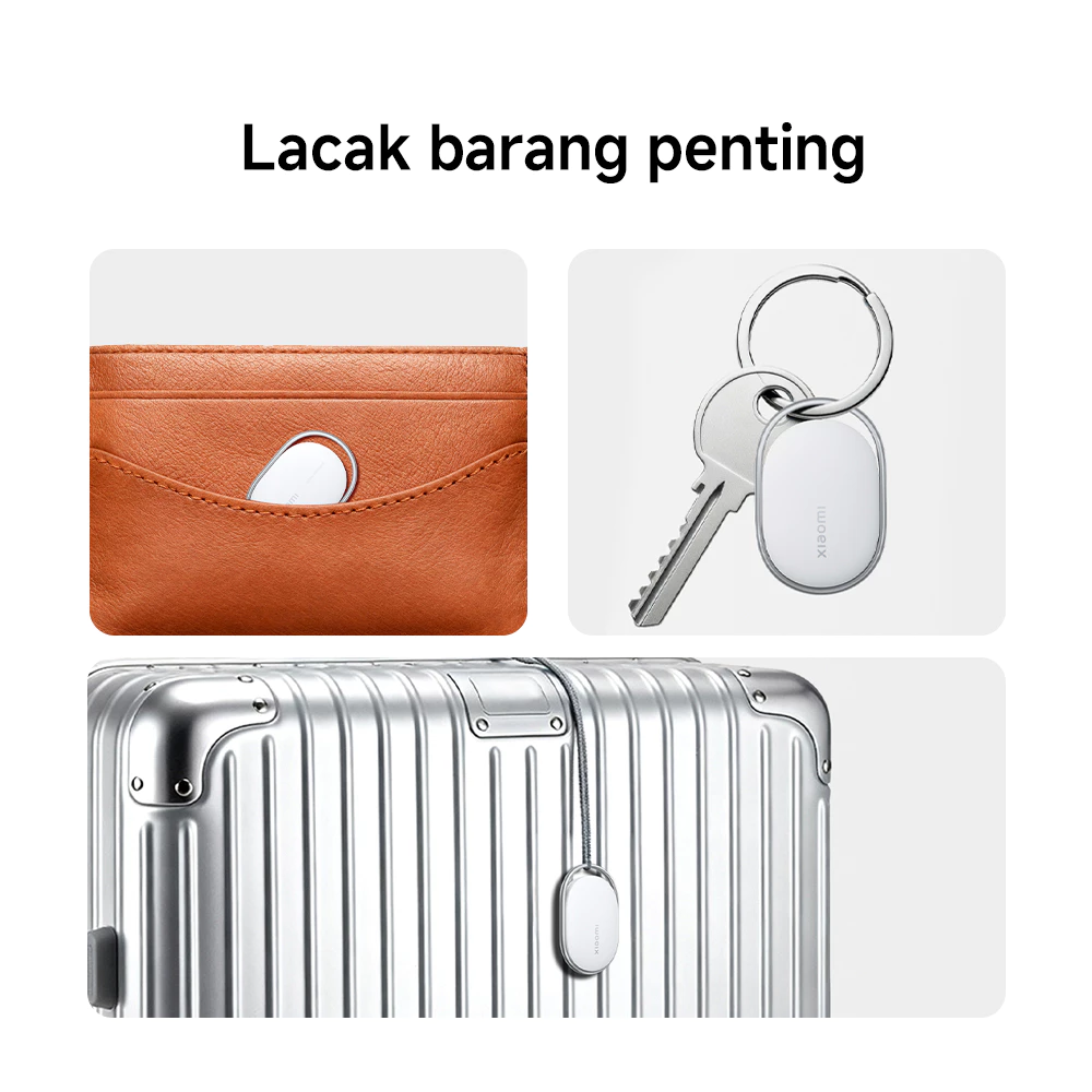 Xiaomi Tag / Support Apple Find My & Google Find Hub / Lacak Barang Jarak Jauh / Baterai Tahan Lama / Tahan Debu dan Air IP67 / GPS Mini Pelacak Lokasi [Xiaomi Official Store] - Gambar 4