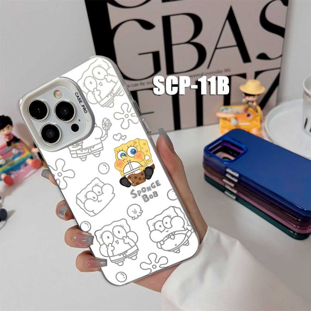 Case Gambar Realme 10 Pro Realme 11 4G Realme 11 Pro Realme 11 Pro Plus Realme 12 5G  Realme 12 Pro Plus 5G Case gambar SpongeBob Patrick Star SCP11 Case Hologram Im - Gambar 4
