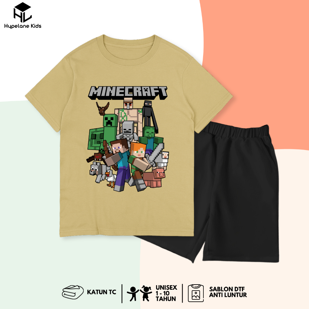 Minecraft Boys' Clothing Sets - Cool Distro Tops for Boys Ages 1 - 10 ...