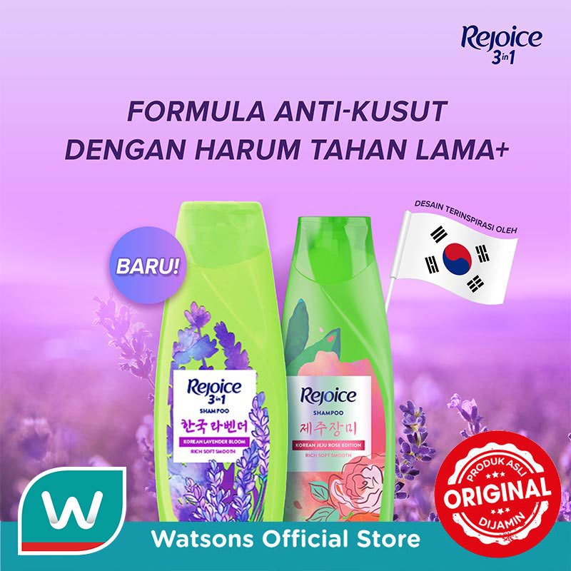 Rejoice Kondisioner 3in1 Korean Lavender 150ml - Gambar 4