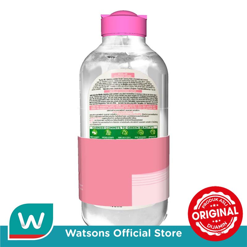 Garnier [Buy 1 Get 1] Micellar Cleansing Water Pink 400ml - Bundle - Gambar 4
