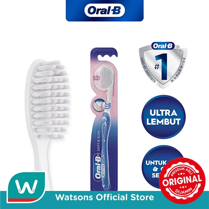 Oral-B Sikat Gigi Soft & Slim 1'S 50g