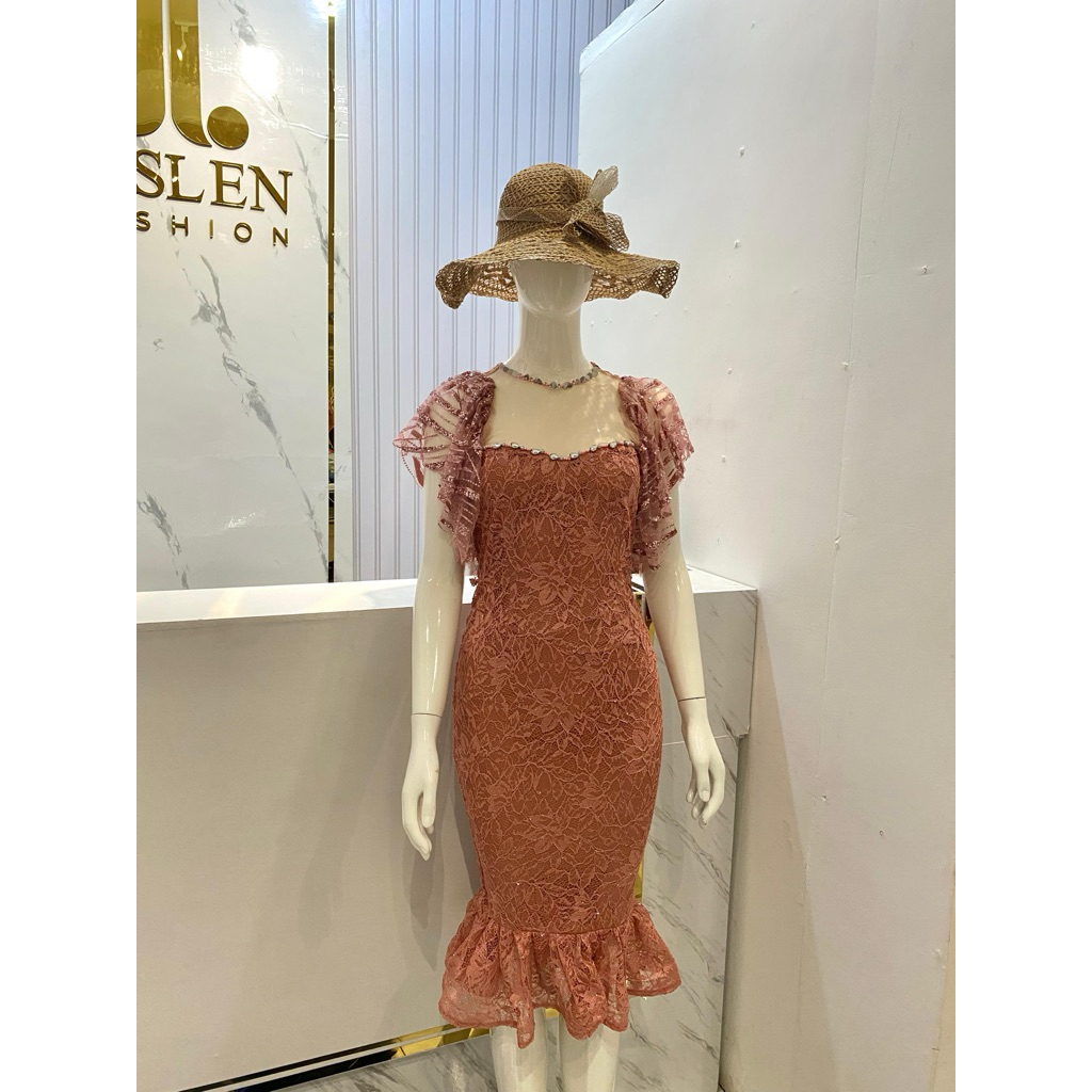 JESLEN - singer dress, singer gown, knee-length dress, midi dress ...