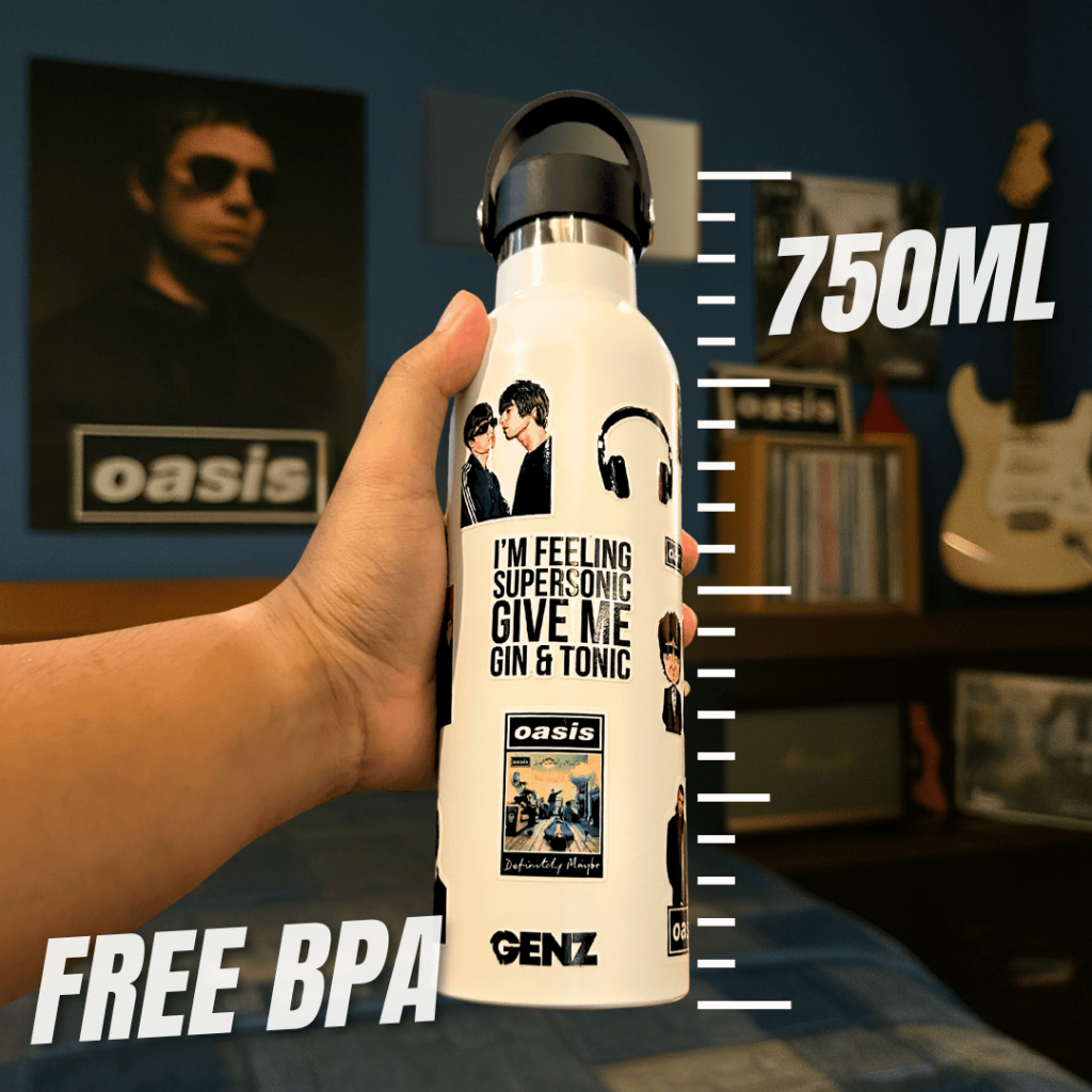 TUMBLER Arizona OASIS Tahan dingin Gagang Karet Premium StainlessSteel Double Wall 750ml Stiker Band foto 4