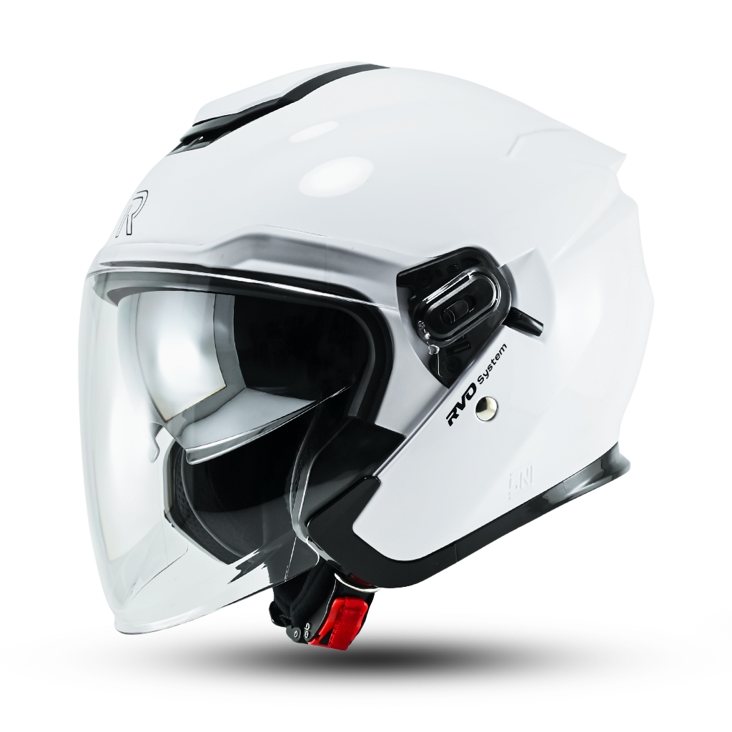 Helm Rsix Revolt X Motorcycle Half Face Double Visor SNI Terbaru - Gambar 2
