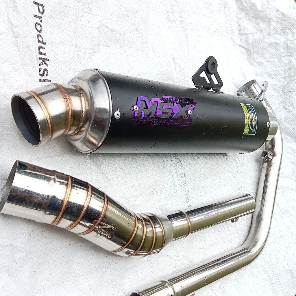 knalpot Original msx jenong black coting dos jrm dpj pnp satria fu mp ...
