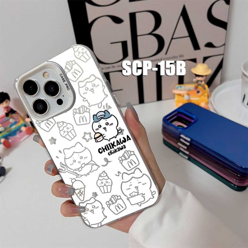 Case Gambar Realme 11 4G Realme 11 Pro Realme 11 Pro Plus Realme 12 5G Realme 12 Pro Plus Case gambar Chiikawa Usagi Cute SCP-15 Case Hologram Imd - Gambar 4