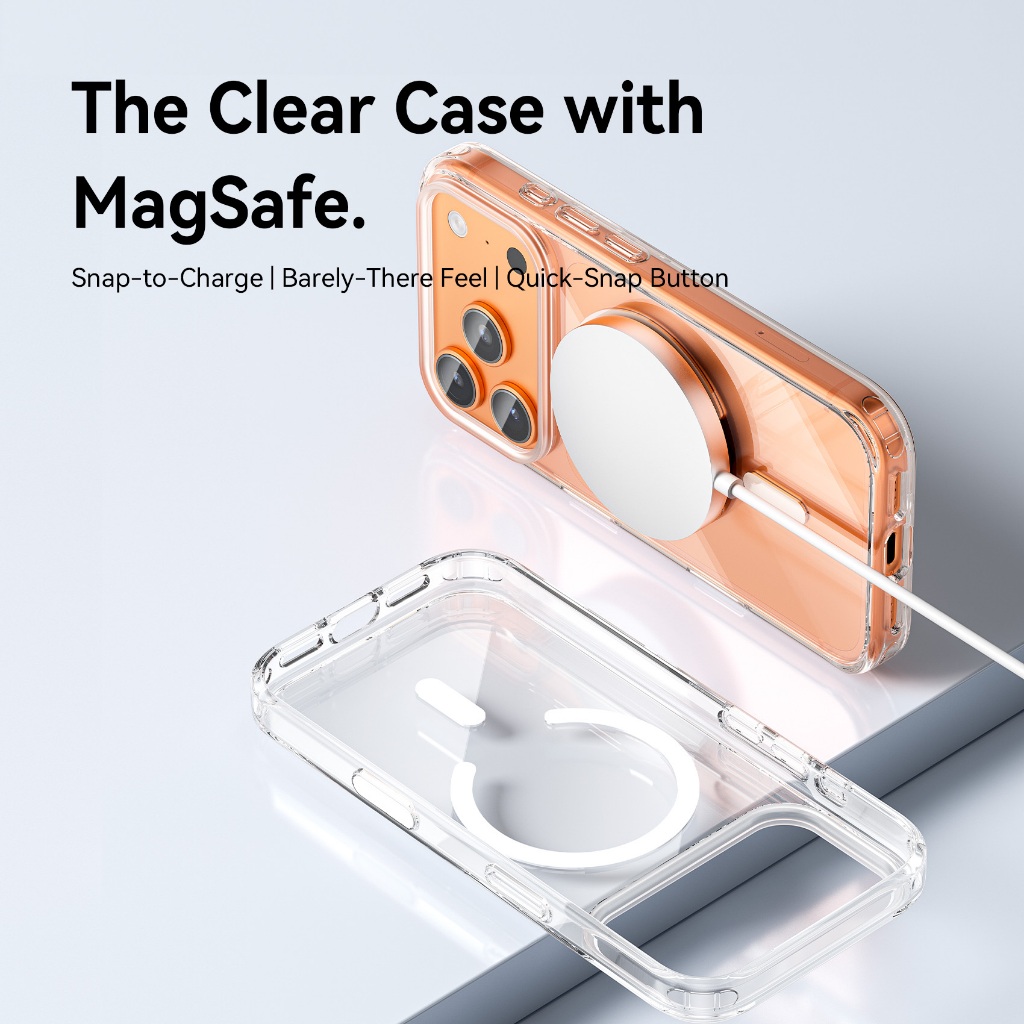 Vention Concise Casing iPhone 17 Air Pro Max Magnetic Magsafe Transparant Case - Gambar 2